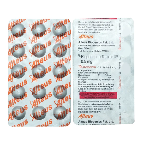 Restonorm-0.5 Tablet 15's, Pack of 15 TabletS