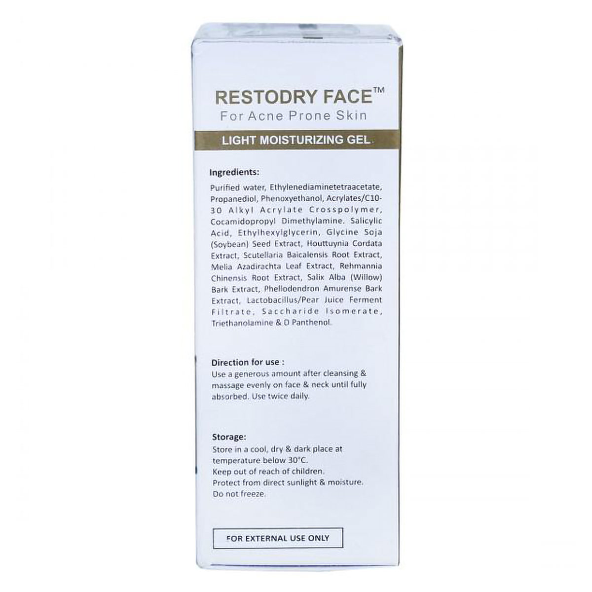 Restodry Face Light Moisturizing Gel 50 gm, Pack of 1 Restodry Face Light Moisturizing Gel 50 gm, Pack of 1