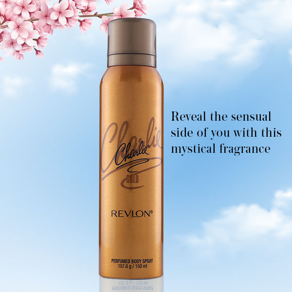Revlon Charlie Gold Perfumed Body Spray, 150 ml, Pack of 1 Revlon Charlie Gold Perfumed Body Spray, 150 ml, Pack of 1