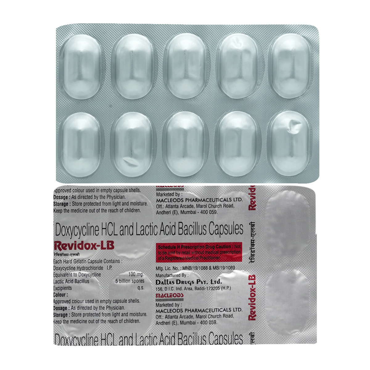 Revidox-LB Capsule 10's, Pack of 10 CAPSULES Revidox-LB Capsule 10's, Pack of 10 CAPSULES