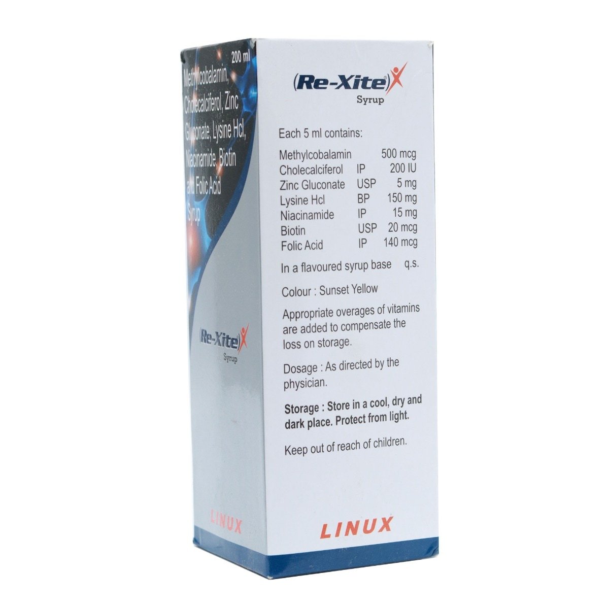 Re-Xite Syrup 200 ml, Pack of 1 Liquid Re-Xite Syrup 200 ml, Pack of 1 Liquid