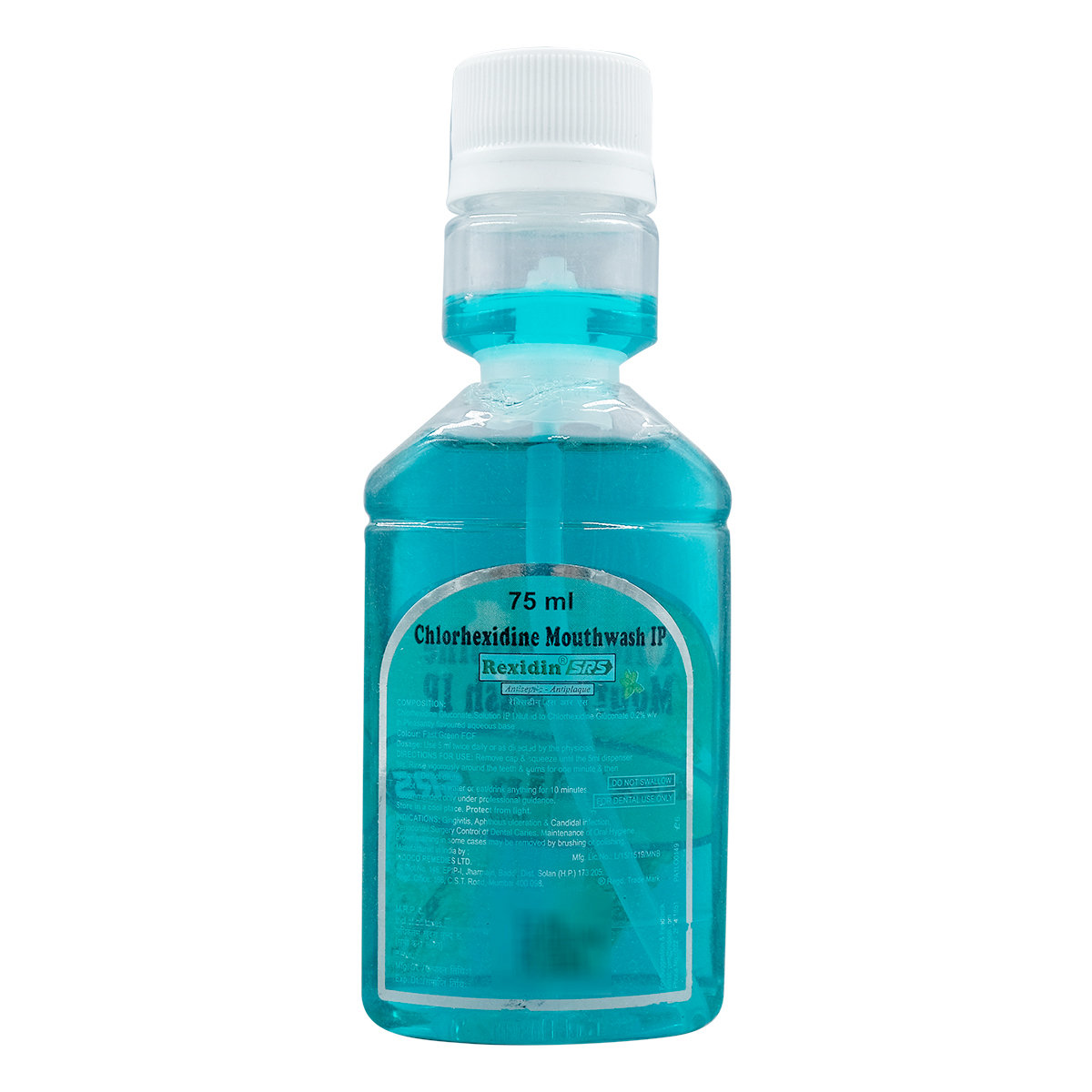 Rexidin SRS Mouth Wash 75 ml, Pack of 1 SOLUTION Rexidin SRS Mouth Wash 75 ml, Pack of 1 SOLUTION