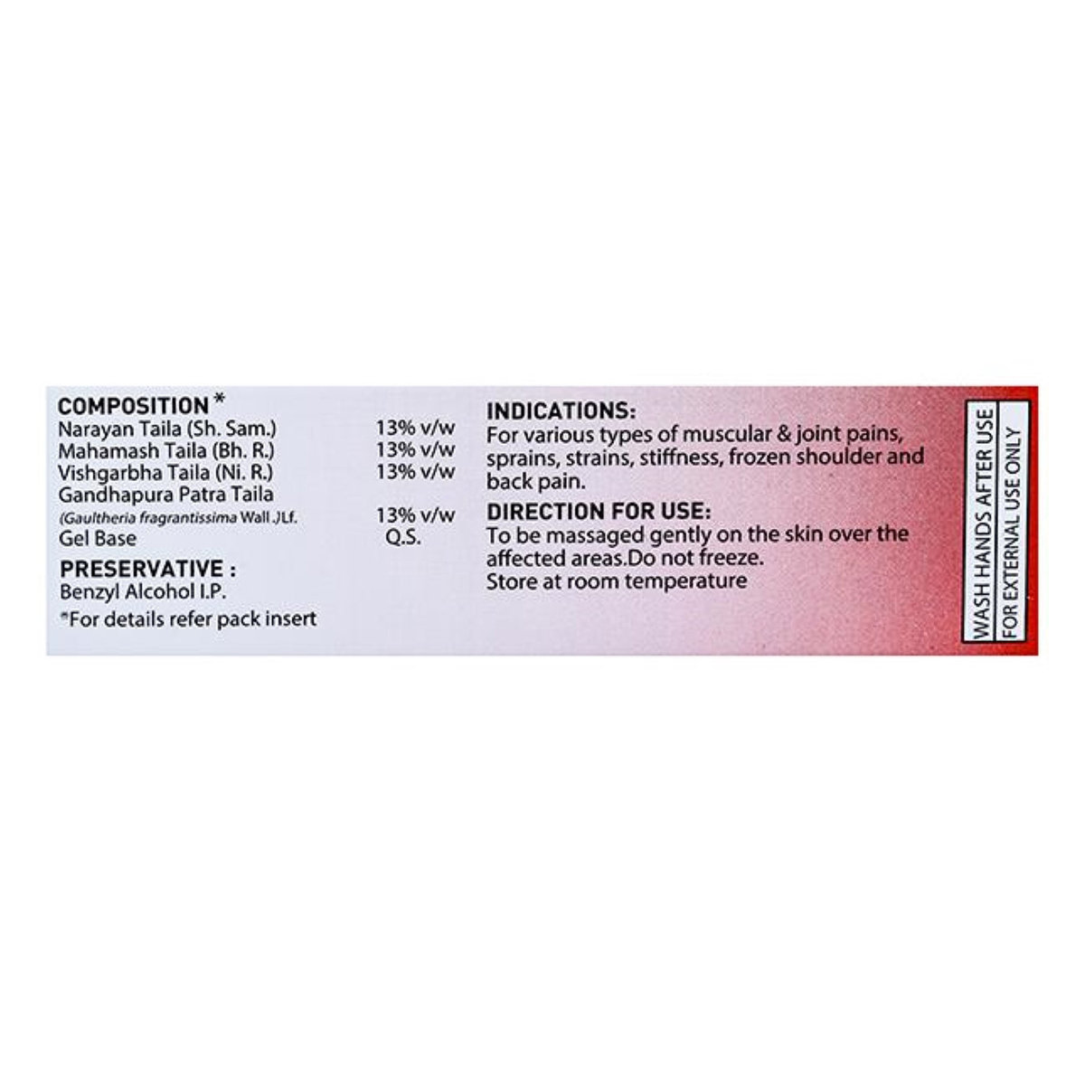 Zandu Rhumasyl Pain Relief Gel, 30 gm, Pack of 1 Zandu Rhumasyl Pain Relief Gel, 30 gm, Pack of 1