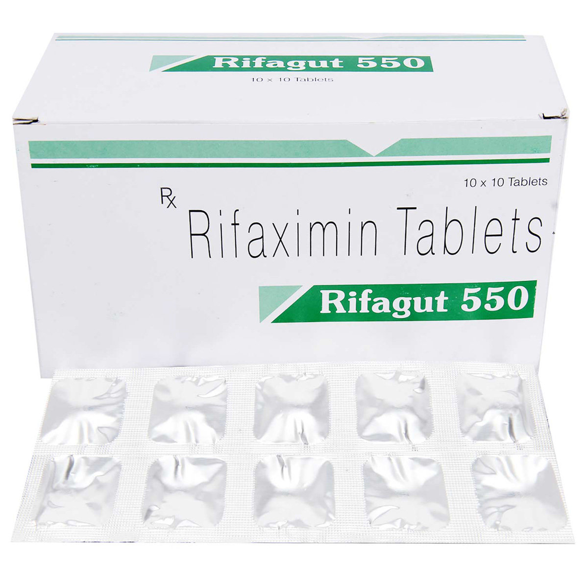 Rifagut 550 Tablet 10's, Pack of 10 TABLETS Rifagut 550 Tablet 10's, Pack of 10 TABLETS