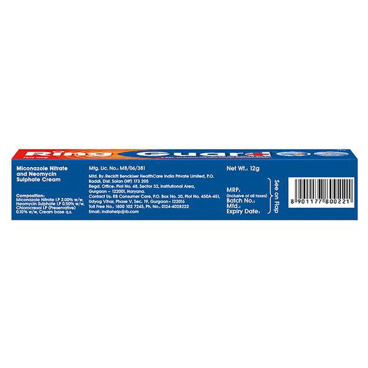 Ring Guard Antifungal Medicated Cream, 12 gm, Pack of 1 Ring Guard Antifungal Medicated Cream, 12 gm, Pack of 1