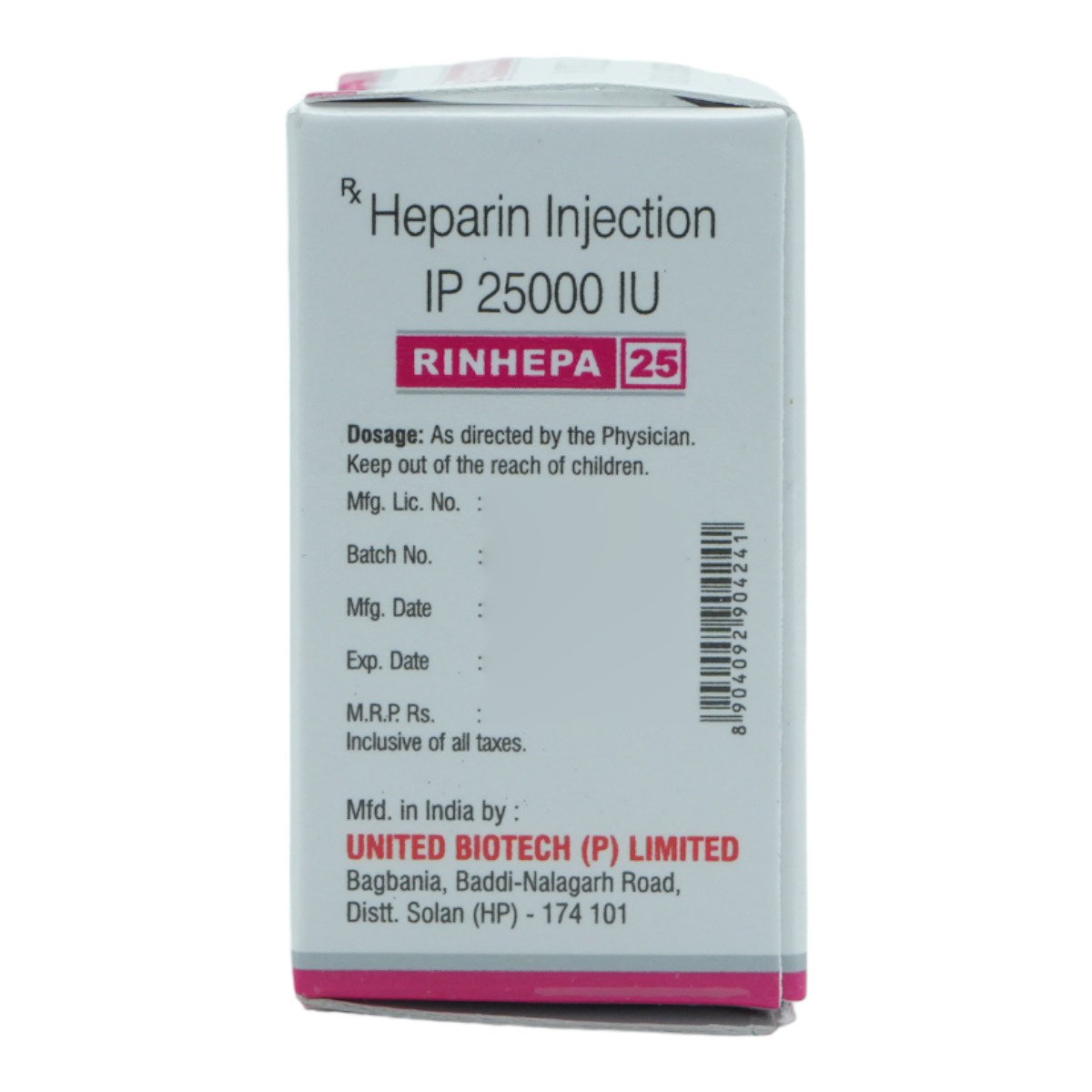 Rinhepa 25K/5Ml Inj, Pack of 1 Injection Rinhepa 25K/5Ml Inj, Pack of 1 Injection