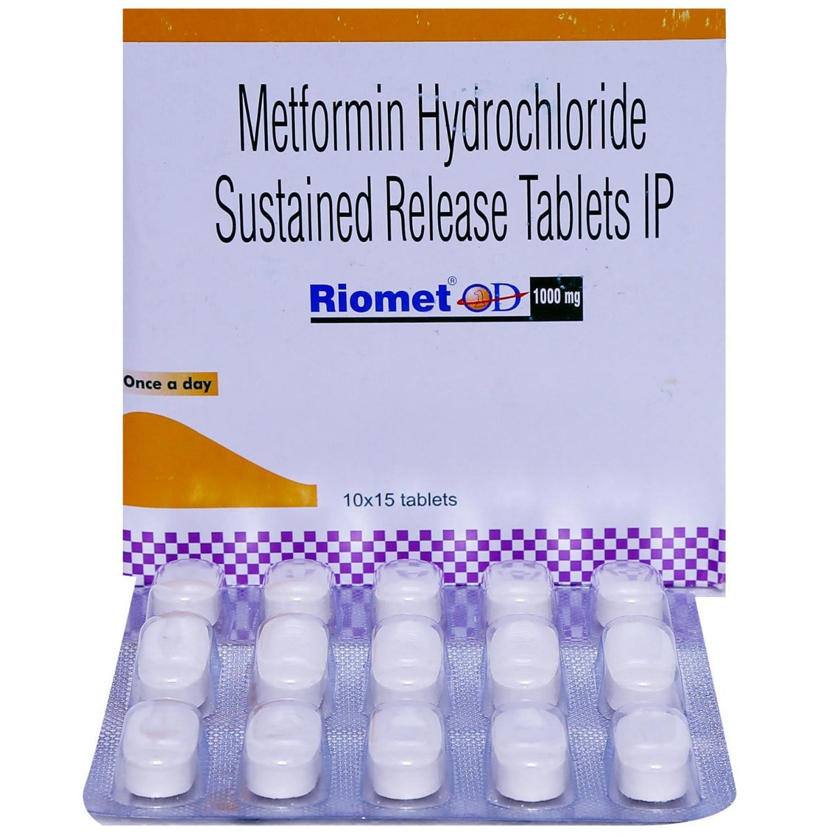 Riomet OD 1000 Tablet 15's, Pack of 15 TABLETS Riomet OD 1000 Tablet 15's, Pack of 15 TABLETS