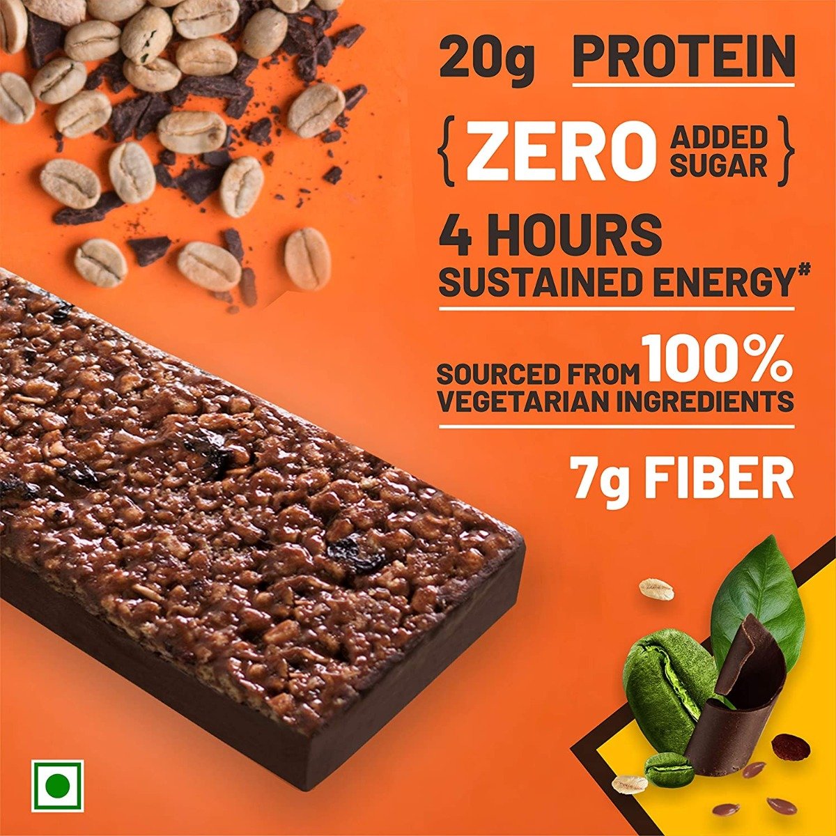RiteBite Max Protein Active Green Coffee Beans Bar, 70 gm, Pack of 1 RiteBite Max Protein Active Green Coffee Beans Bar, 70 gm, Pack of 1