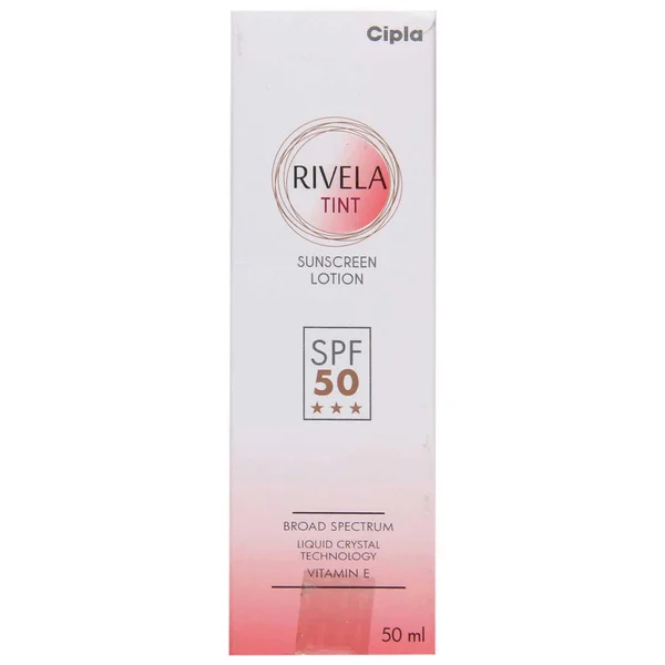 Rivela Tint Sunscreen Lotion 50 ml, Pack of 1