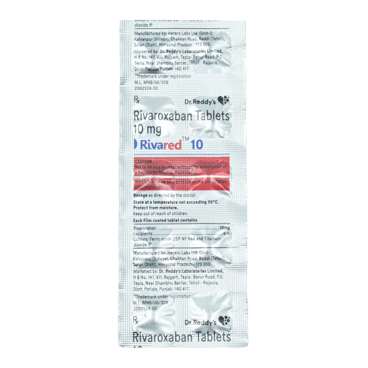 Rivared 10 Tablet 10's, Pack of 10 TABLETS Rivared 10 Tablet 10's, Pack of 10 TABLETS