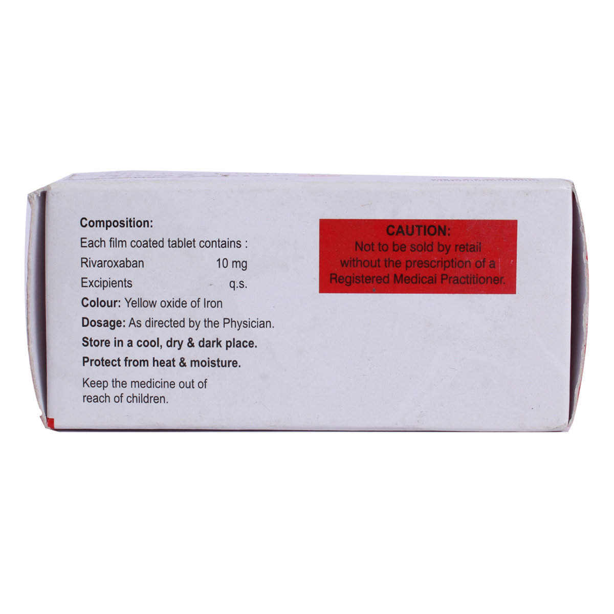 Rivoxamac 10 Tablet 10's, Pack of 10 TABLETS Rivoxamac 10 Tablet 10's, Pack of 10 TABLETS