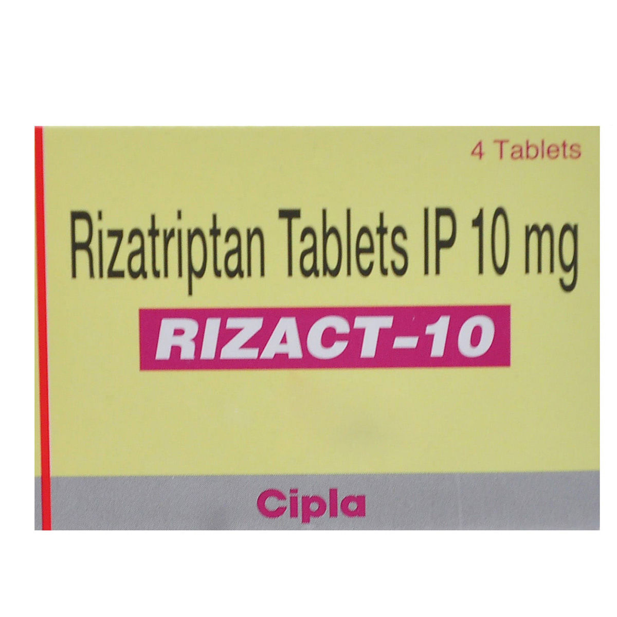 Buy Rizact 10 Tablet 4's Online