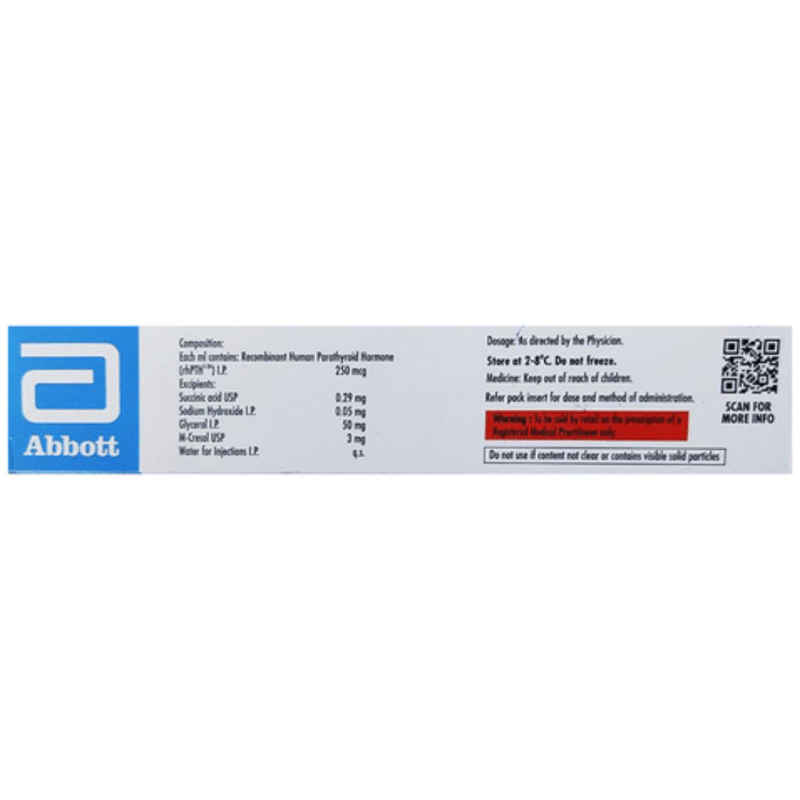 Rockbon PTH 750 mcg Pen Injection 3 ml, Pack of 1 Injection Rockbon PTH 750 mcg Pen Injection 3 ml, Pack of 1 Injection