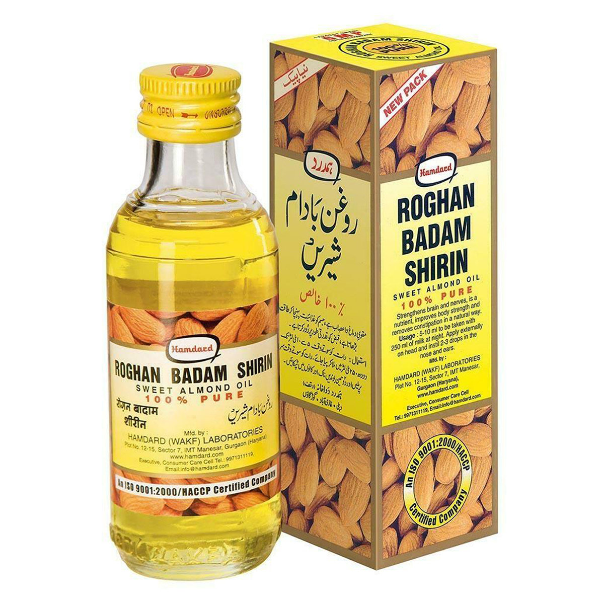 Hamdard Roghan Badam Shirin Almond Oil, 100 ml, Pack of 1 Hamdard Roghan Badam Shirin Almond Oil, 100 ml, Pack of 1