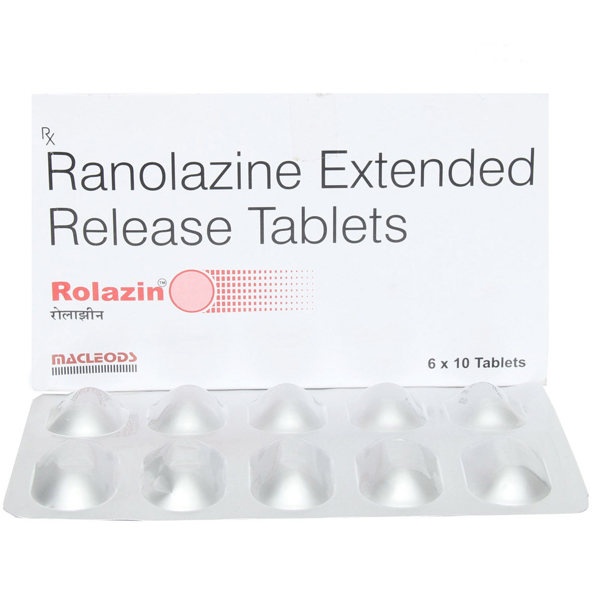 ROLAZIN TABLET, Pack of 10 TABLETS ROLAZIN TABLET, Pack of 10 TABLETS