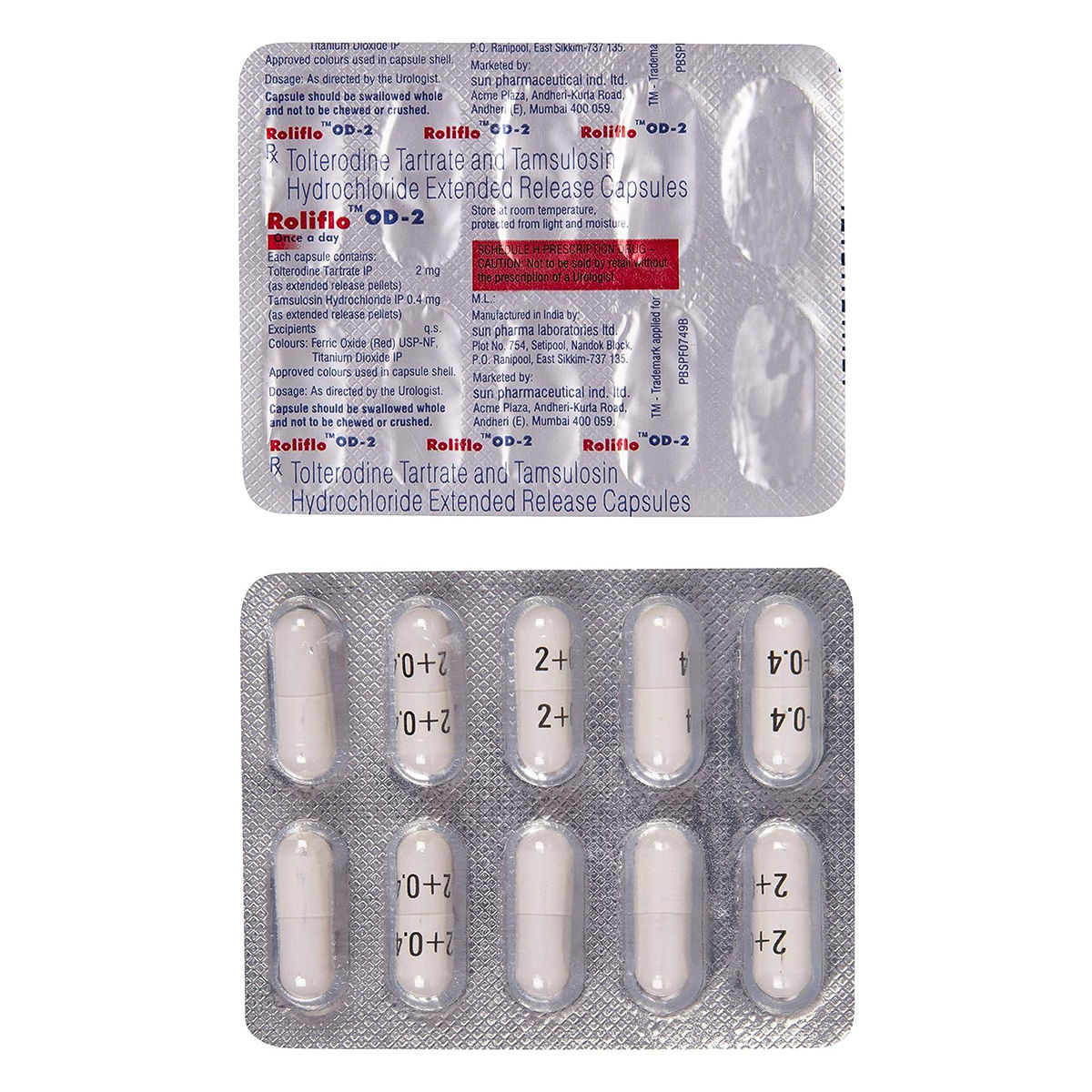 Buy Roliflo OD 2 Capsule 10's Online