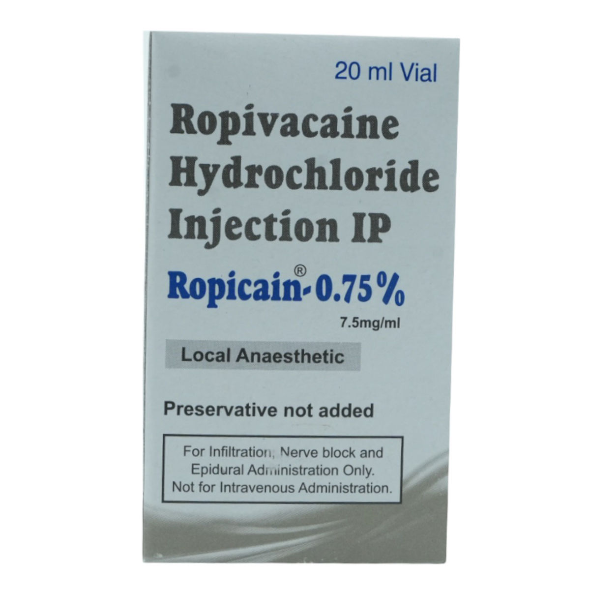 Buy Ropicain 0.75% Inj 20Ml Online