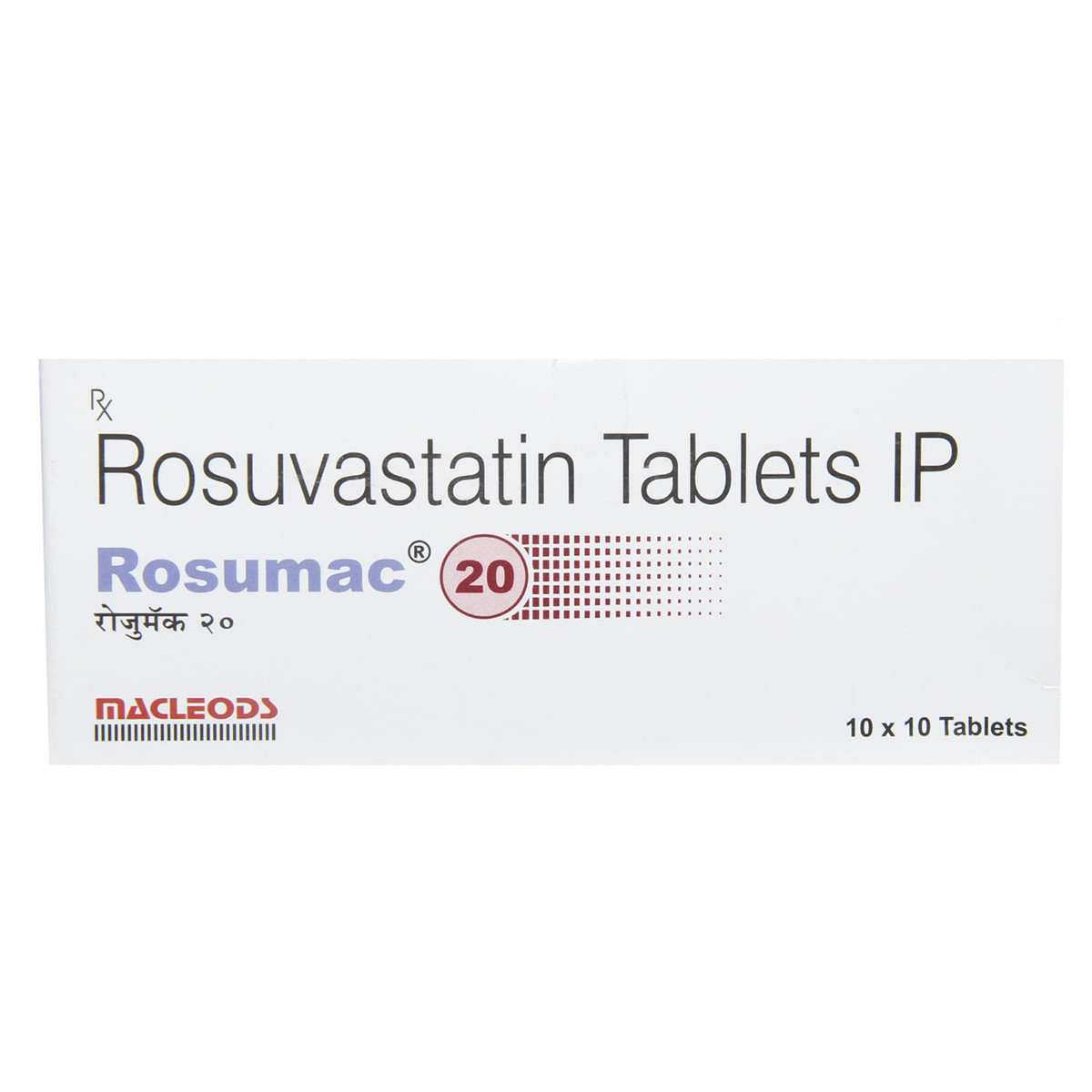 Rosumac 20 Tablet 10's, Pack of 10 TABLETS Rosumac 20 Tablet 10's, Pack of 10 TABLETS