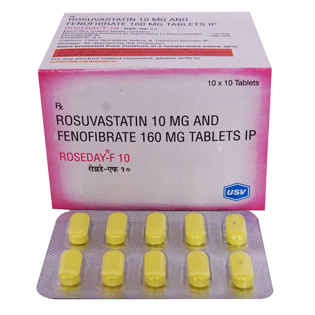 Roseday-F 10 Tablet 10's, Pack of 10 Roseday-F 10 Tablet 10's, Pack of 10