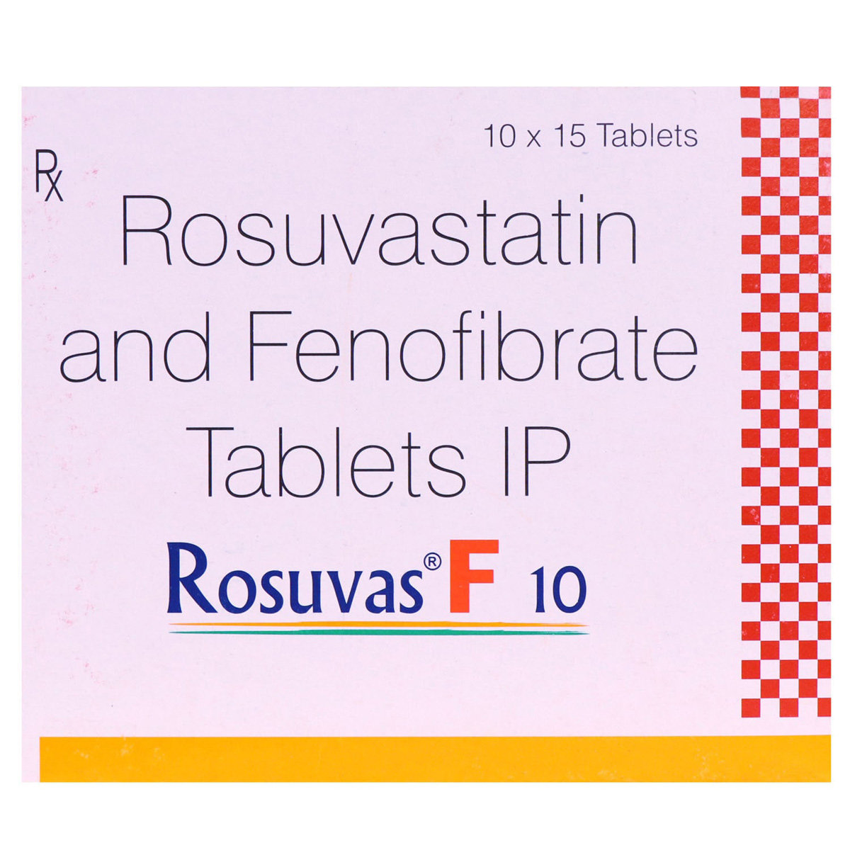 Rosuvas F 10 Tablet 15's, Pack of 15 TABLETS Rosuvas F 10 Tablet 15's, Pack of 15 TABLETS