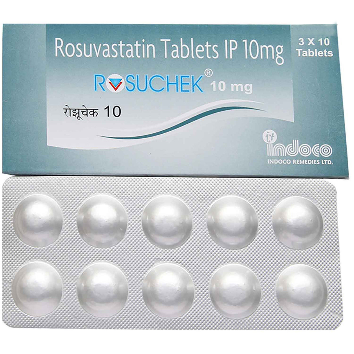 Rosuchek 10 mg Tablet 10's, Pack of 10 TABLETS Rosuchek 10 mg Tablet 10's, Pack of 10 TABLETS
