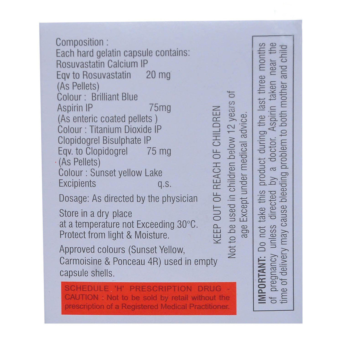 Rosumac Gold 20 Capsule 10's, Pack of 10 CAPSULES Rosumac Gold 20 Capsule 10's, Pack of 10 CAPSULES