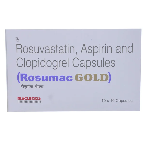 Rosumac gold 10 Capsule 10's, Pack of 10 CAPSULES