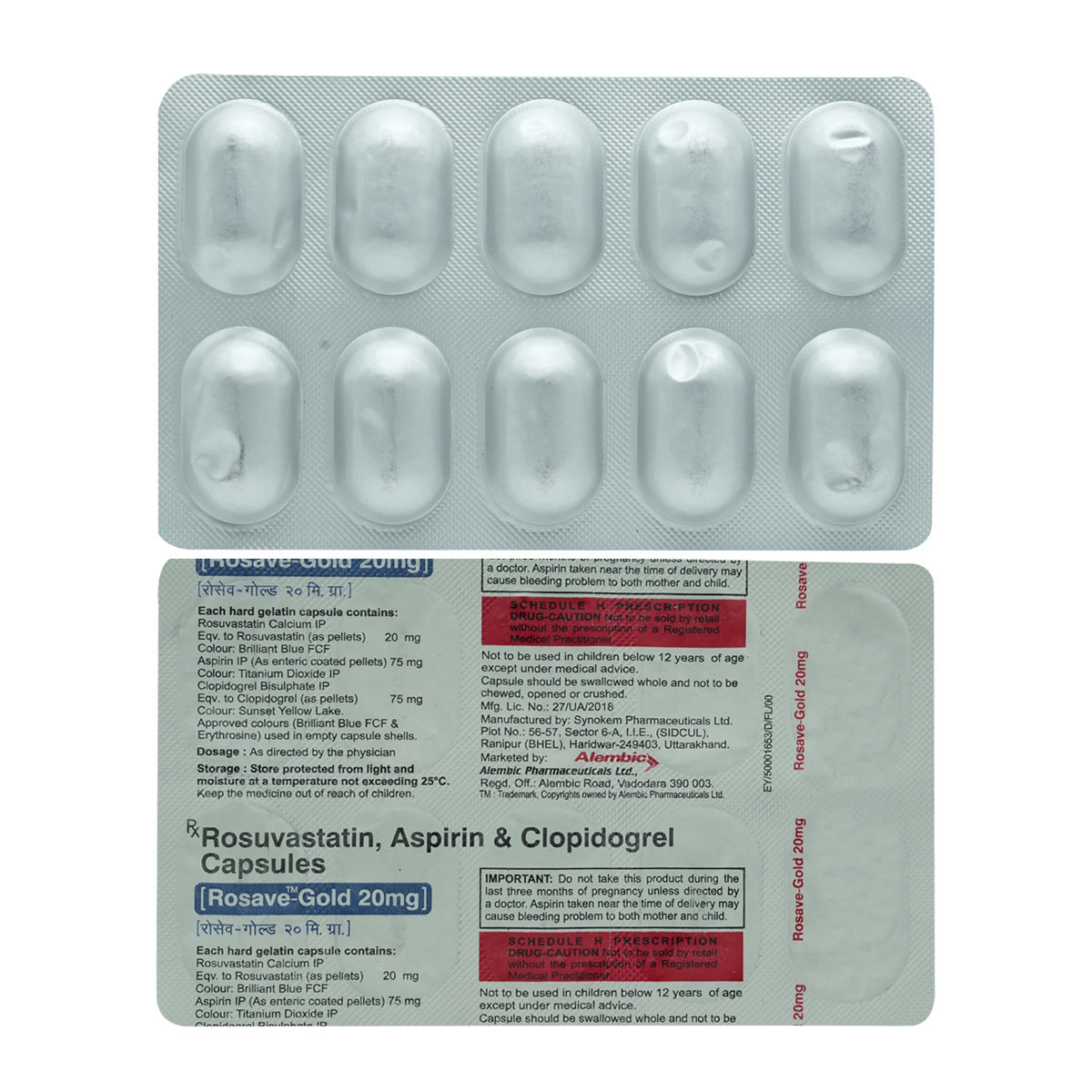 Rosave-Gold 20 mg Capsule 10's, Pack of 10 Rosave-Gold 20 mg Capsule 10's, Pack of 10