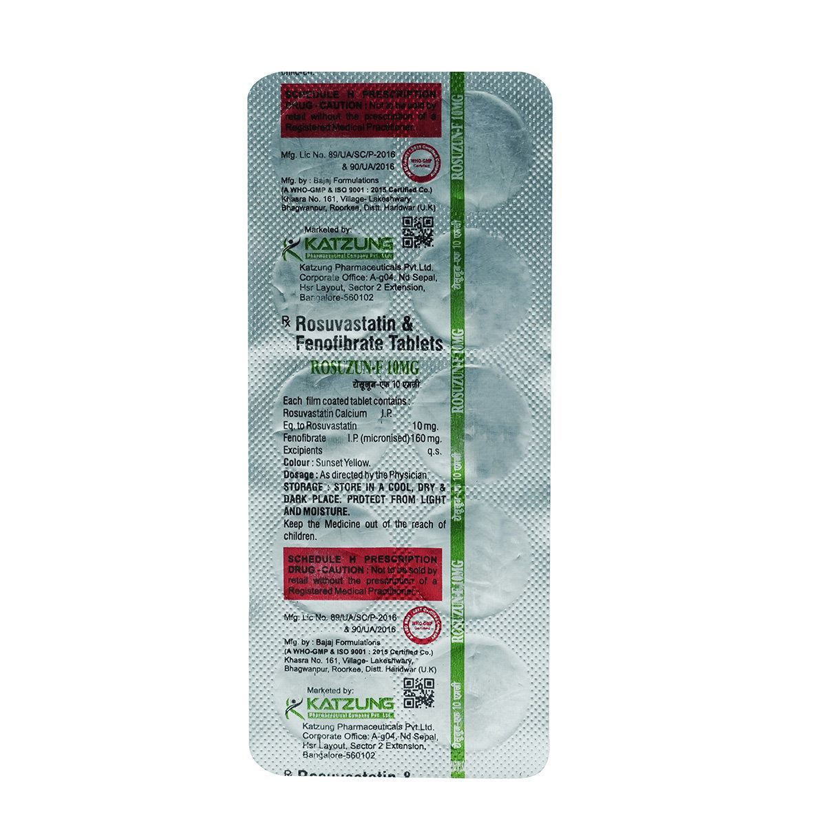 Rosuzun F 10 Tablet 10's, Pack of 10 Rosuzun F 10 Tablet 10's, Pack of 10