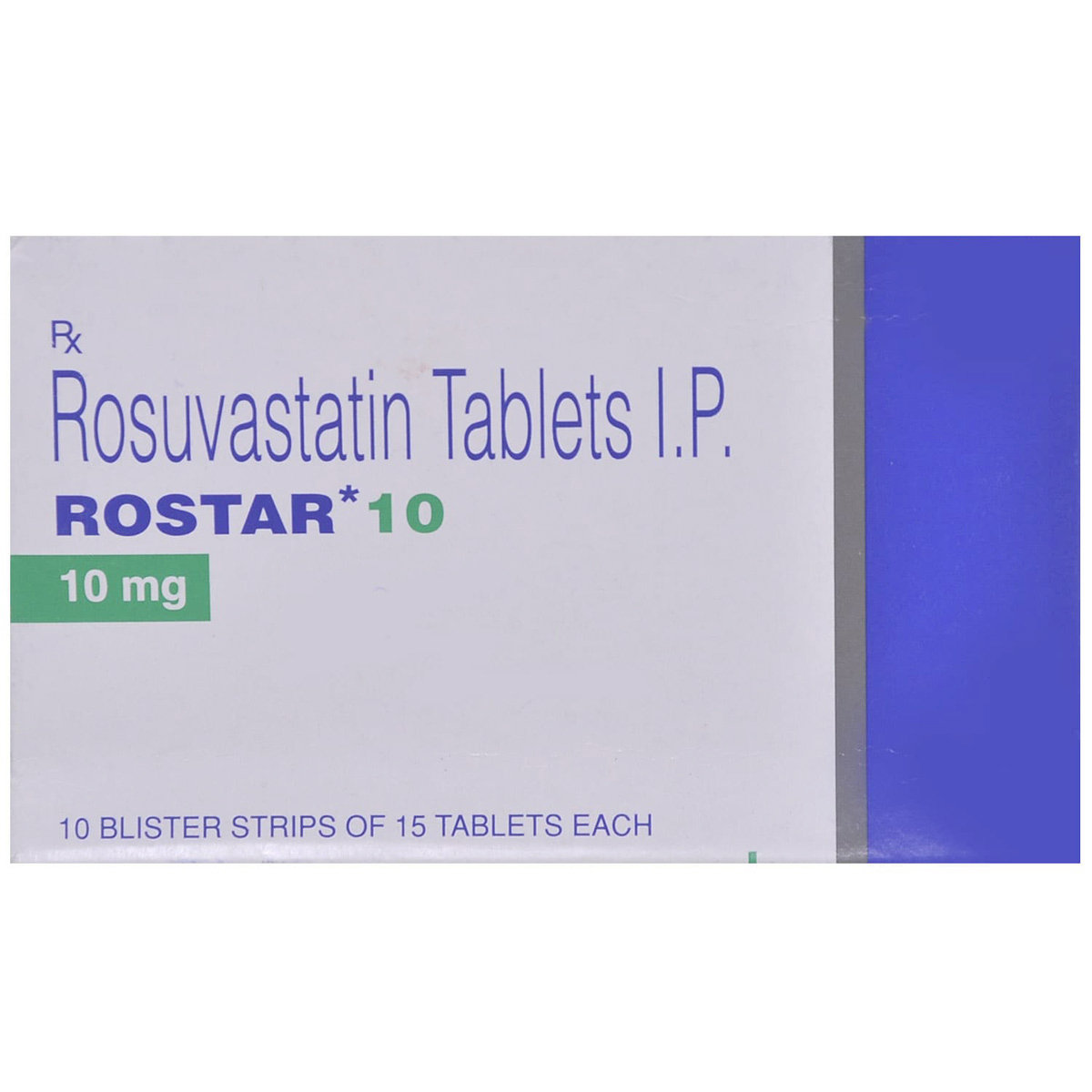 Rostar 10 mg Tablet 15's, Pack of 15 TabletS Rostar 10 mg Tablet 15's, Pack of 15 TabletS
