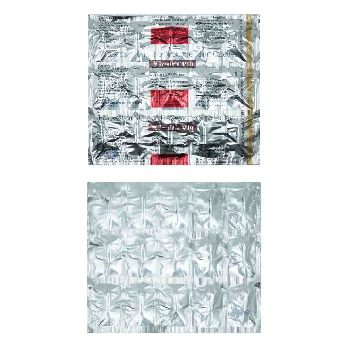 Rosufit CV 10 Capsule 15's, Pack of 15 CAPSULES Rosufit CV 10 Capsule 15's, Pack of 15 CAPSULES