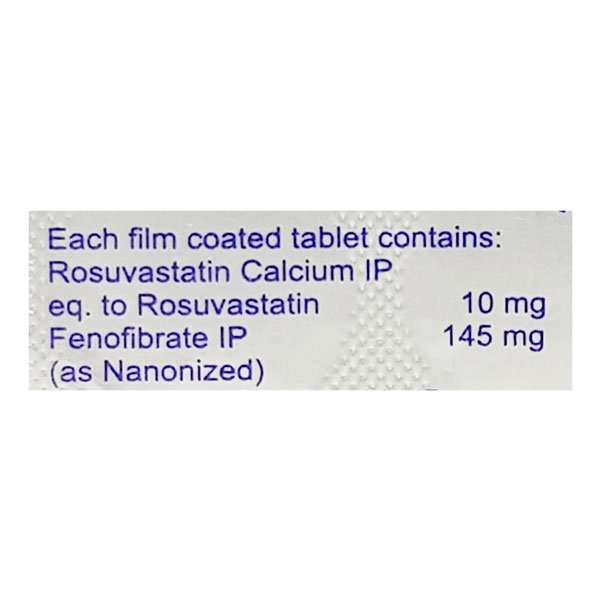 Rosucus F 10 mg/145 mg Tablet 15's, Pack of 15 Rosucus F 10 mg/145 mg Tablet 15's, Pack of 15