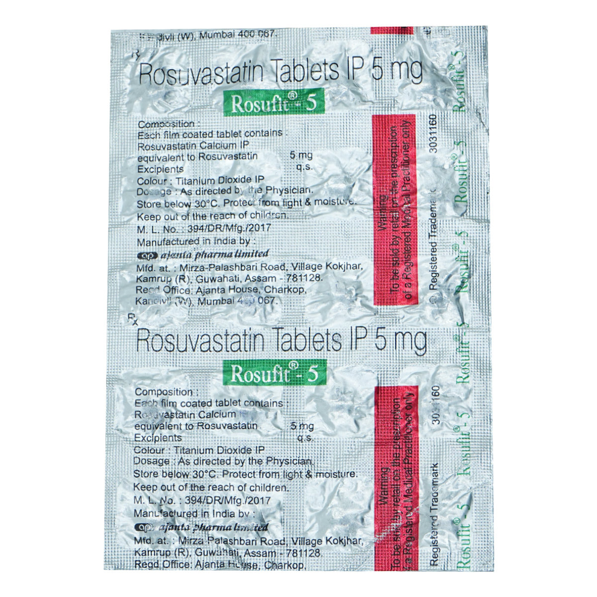 Rosufit-5 Tablet 20's, Pack of 20 TabletS Rosufit-5 Tablet 20's, Pack of 20 TabletS