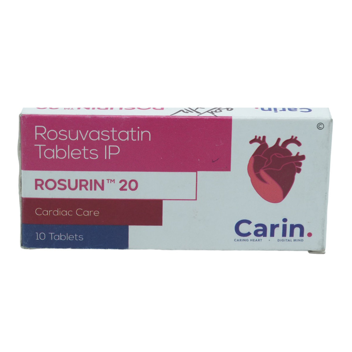 Rosurin 20 Tablet 10's, Pack of 10 TabletS Rosurin 20 Tablet 10's, Pack of 10 TabletS