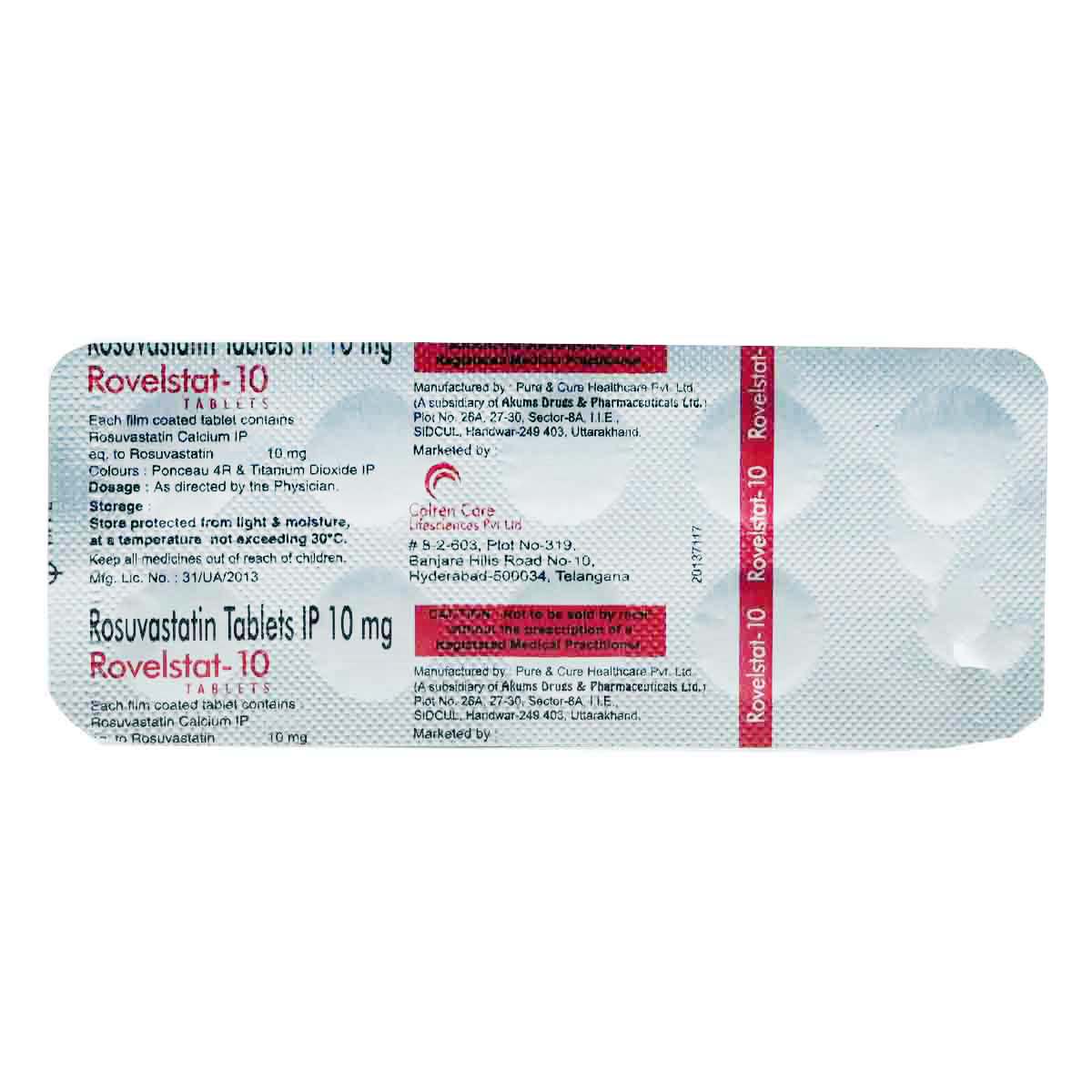 Rovelstat Tablet 10's, Pack of 10 TABLETS Rovelstat Tablet 10's, Pack of 10 TABLETS