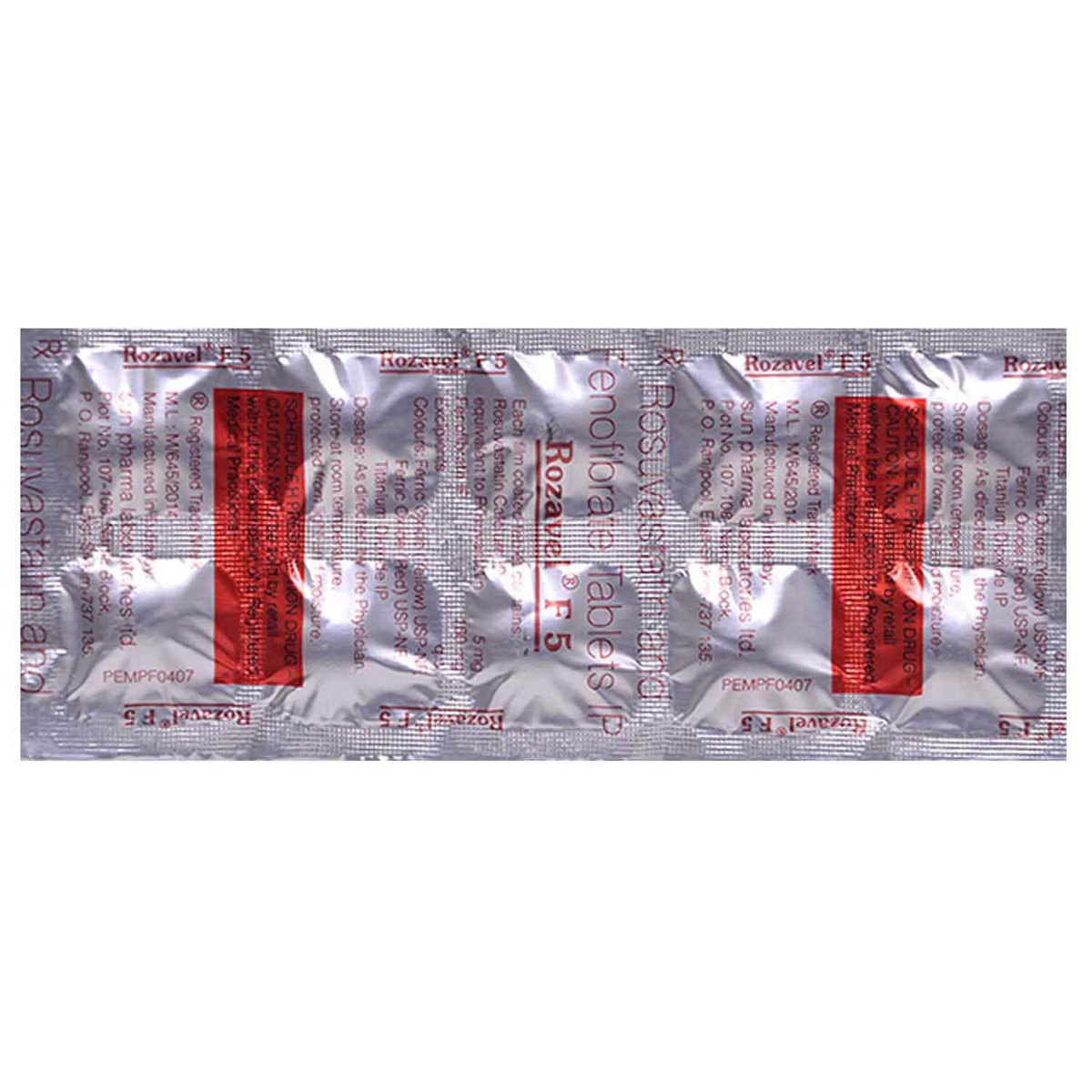 Rozavel F 5 Tablet 10's, Pack of 10 Rozavel F 5 Tablet 10's, Pack of 10