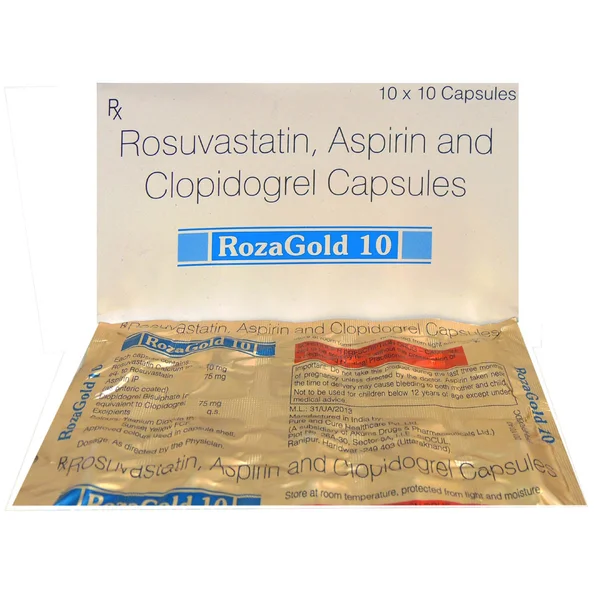Rozagold 10 Capsule 10's, Pack of 10 CAPSULES