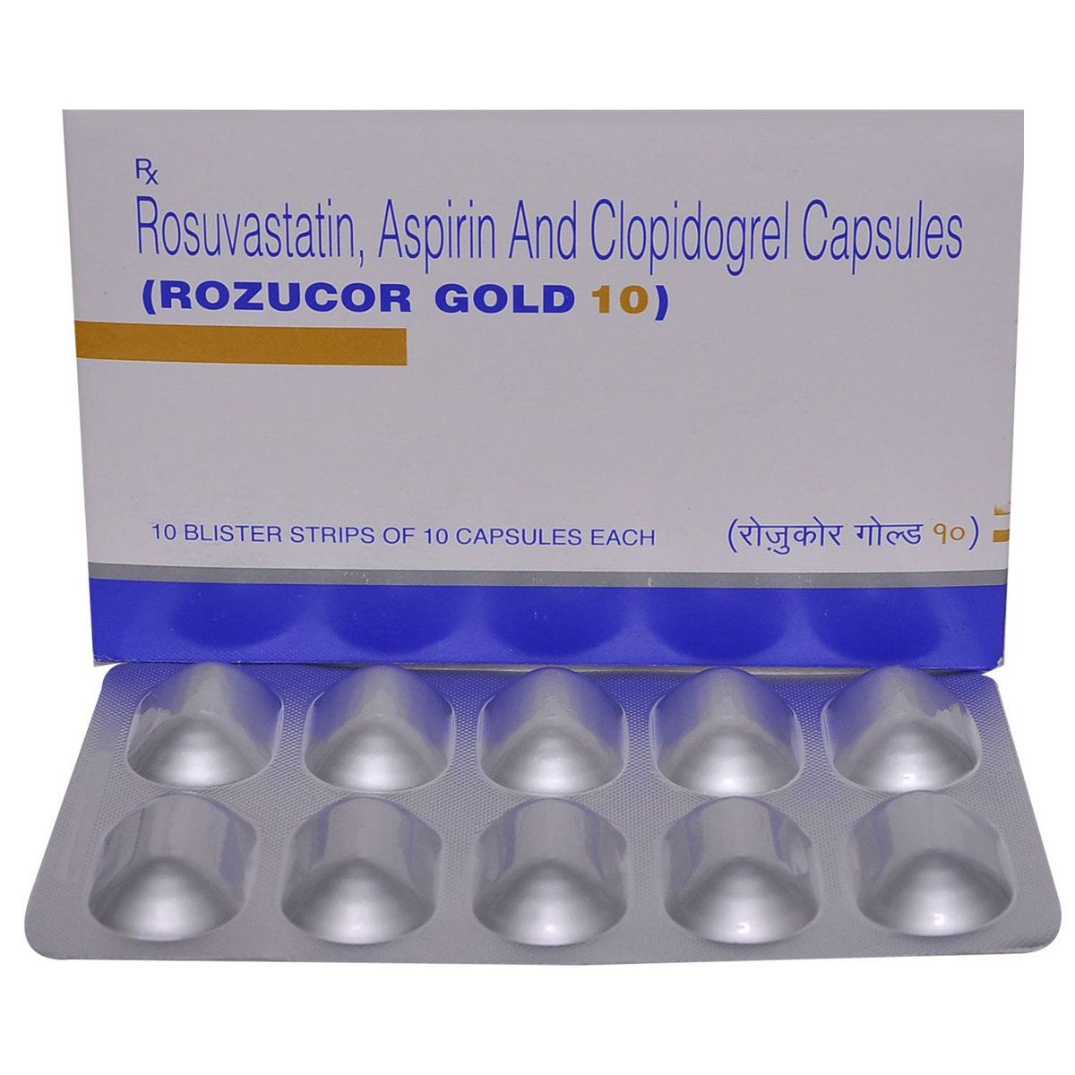 Rozucor Gold 10 Capsule 10's, Pack of 10 CAPSULES Rozucor Gold 10 Capsule 10's, Pack of 10 CAPSULES