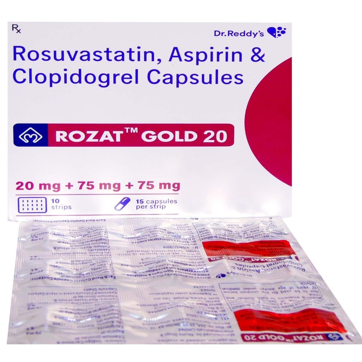 Rozat Gold 20 Capsule 15's, Pack of 15 Rozat Gold 20 Capsule 15's, Pack of 15