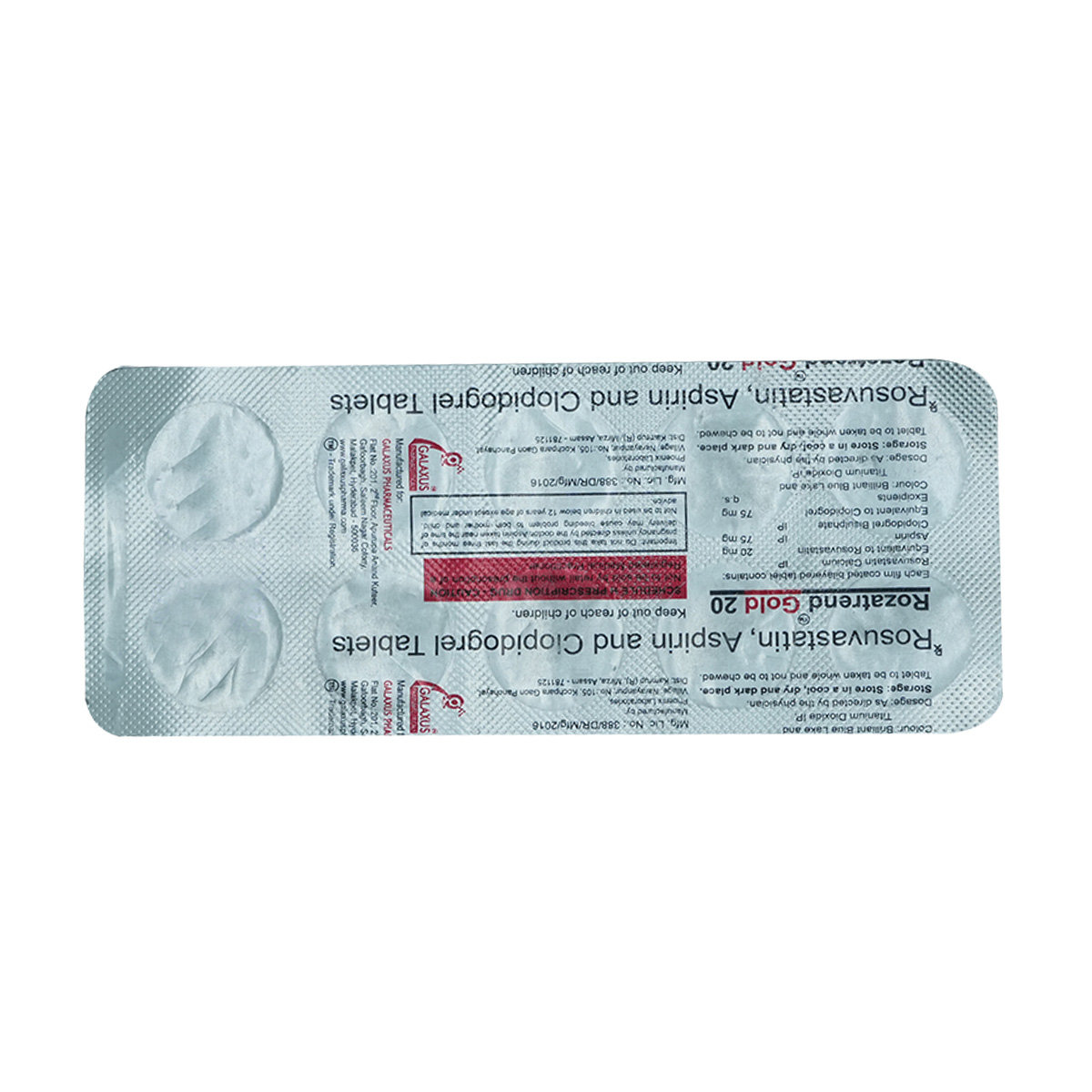 Rozatrend Gold 20 Tablet 10's, Pack of 10 TABLETS Rozatrend Gold 20 Tablet 10's, Pack of 10 TABLETS