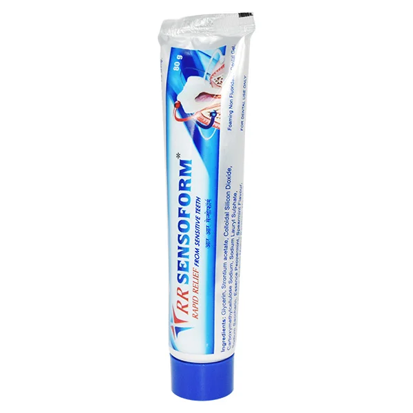 RR Sensoform Rapid Relief Sensitive Teeth Toothpaste, 80 gm, Pack of 1