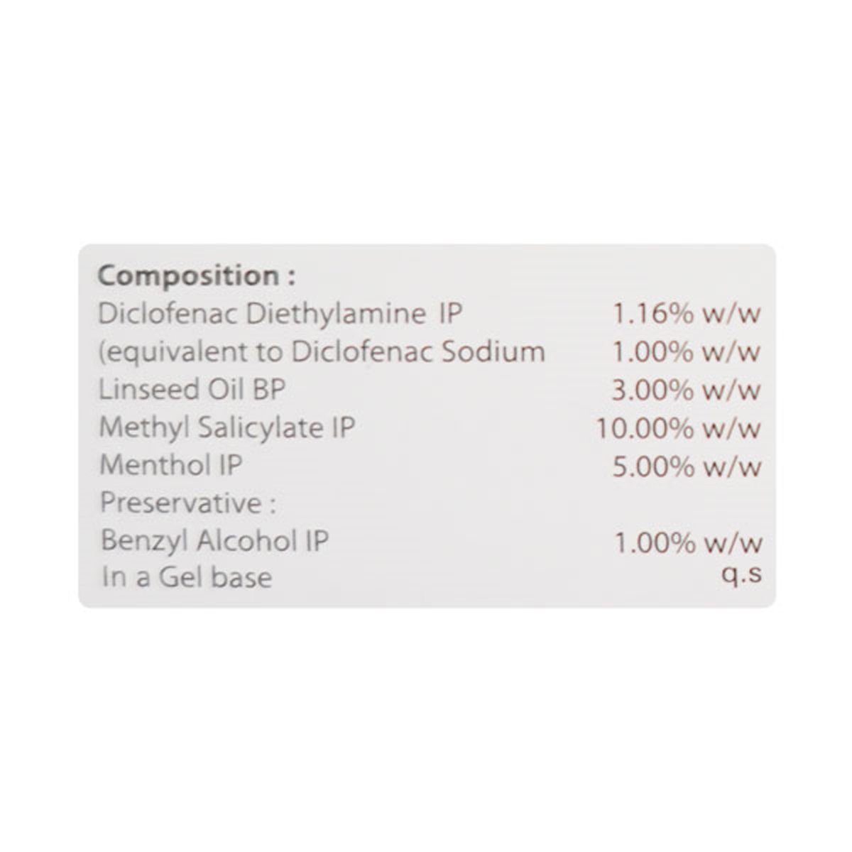 Rubenac-Gel 30 gm, Pack of 1 GEL Rubenac-Gel 30 gm, Pack of 1 GEL