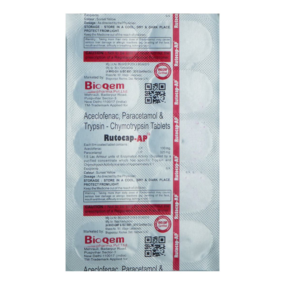 Rutocap-AP Tablet 10's, Pack of 10 TabletS Rutocap-AP Tablet 10's, Pack of 10 TabletS