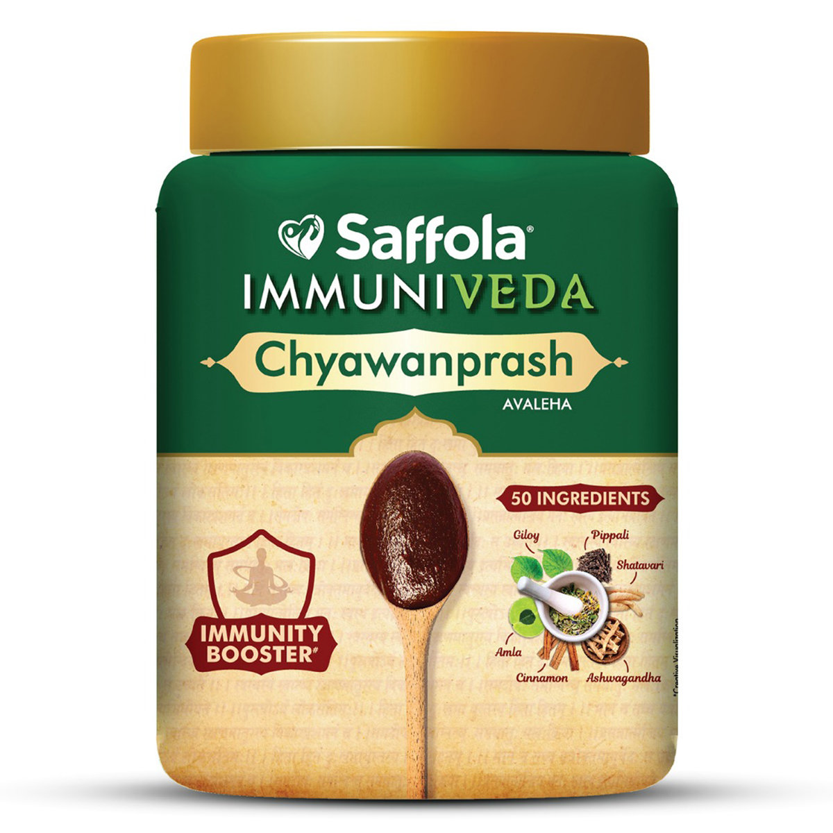 Saffola Immuniveda Chyawanprash, 500 gm, Pack of 1 Saffola Immuniveda Chyawanprash, 500 gm, Pack of 1