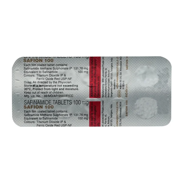 Safion 100 Tablet 10's, Pack of 10 TABLETS