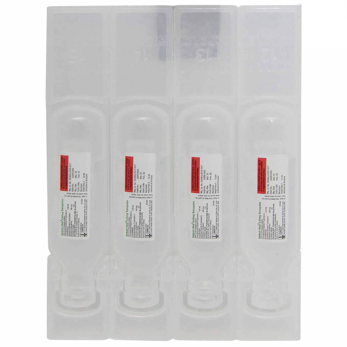 Salbair I Neb 0.63mg Solution 2.5 ml, Pack of 1 SOLUTION Salbair I Neb 0.63mg Solution 2.5 ml, Pack of 1 SOLUTION