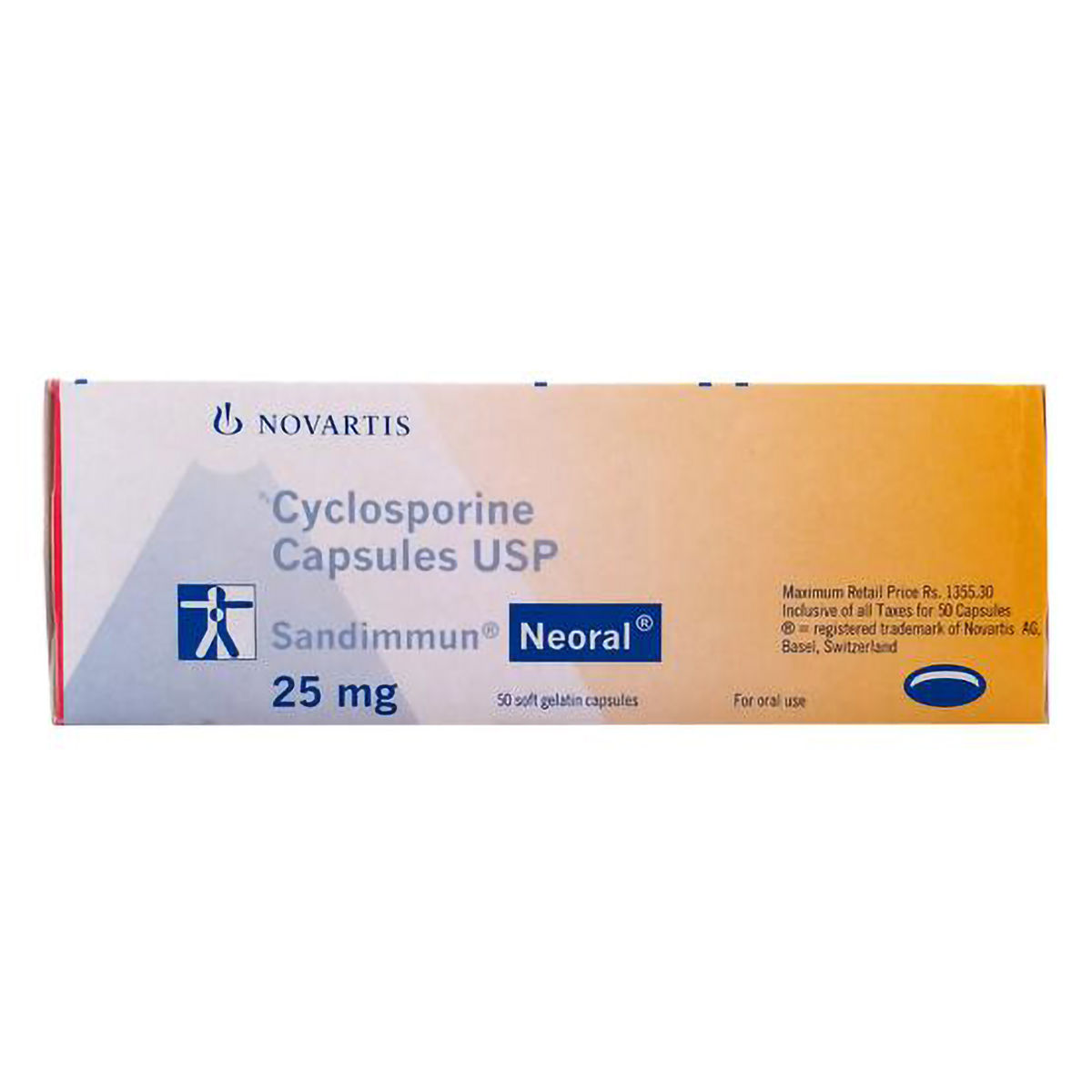 Buy Sandimmun Neoral 25mg Capsule 5's Online