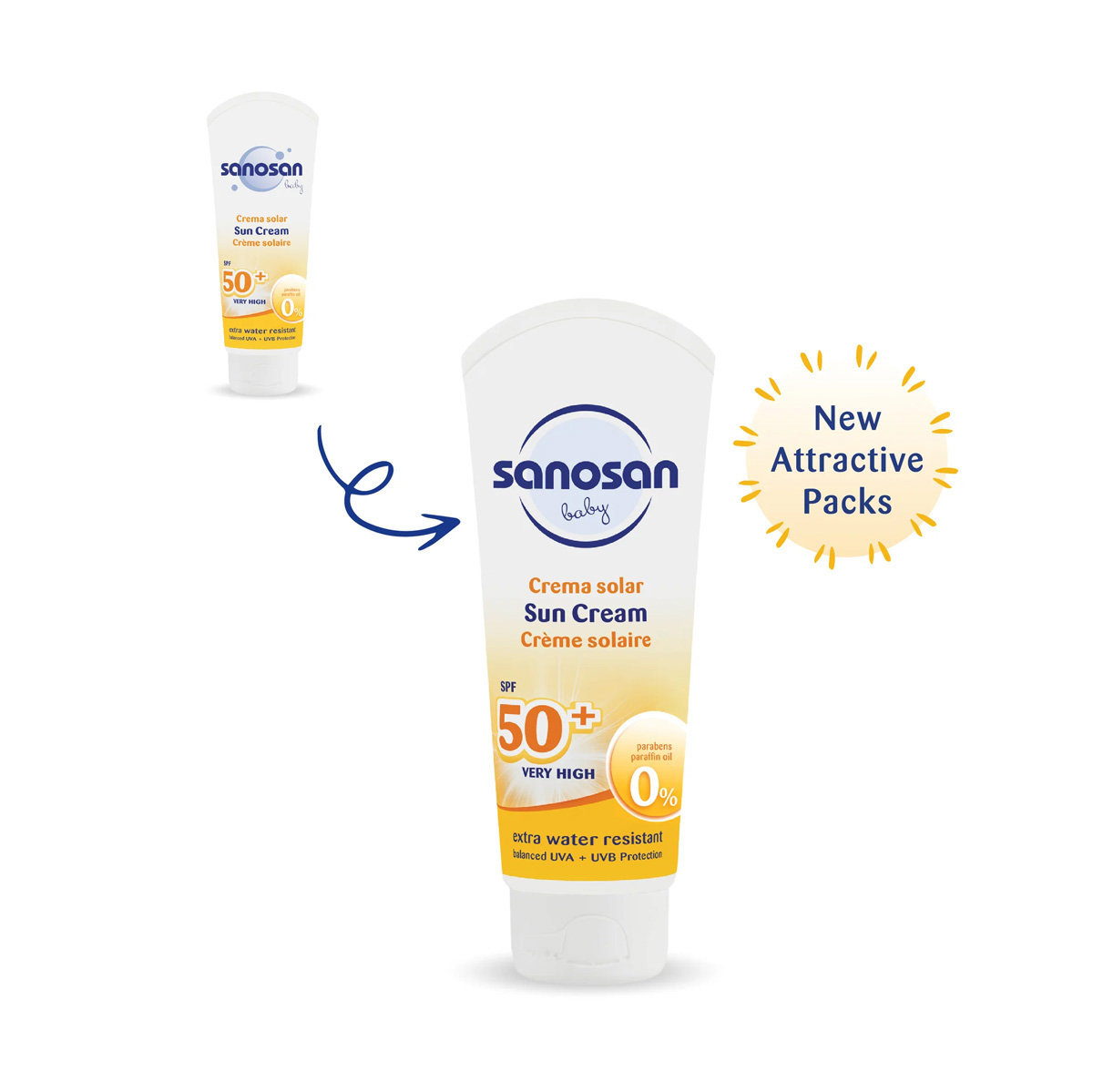 Sanosan SPF 50+ Baby Sun Cream, 75 ml, Pack of 1 Sanosan SPF 50+ Baby Sun Cream, 75 ml, Pack of 1