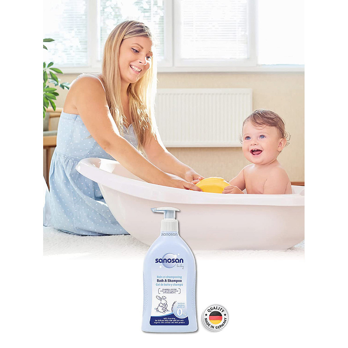 Sanosan Baby Bath & Shampoo, 500 ml, Pack of 1 Sanosan Baby Bath & Shampoo, 500 ml, Pack of 1