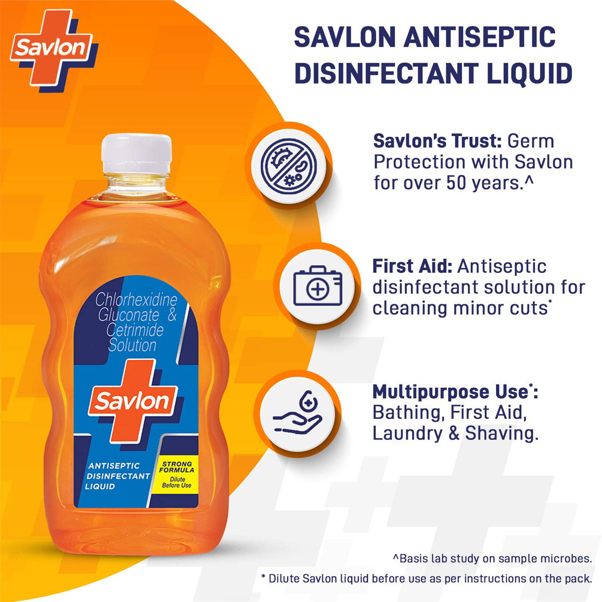 Savlon Antiseptic Disinfectant Liquid, 1 Litre, Pack of 1 Savlon Antiseptic Disinfectant Liquid, 1 Litre, Pack of 1